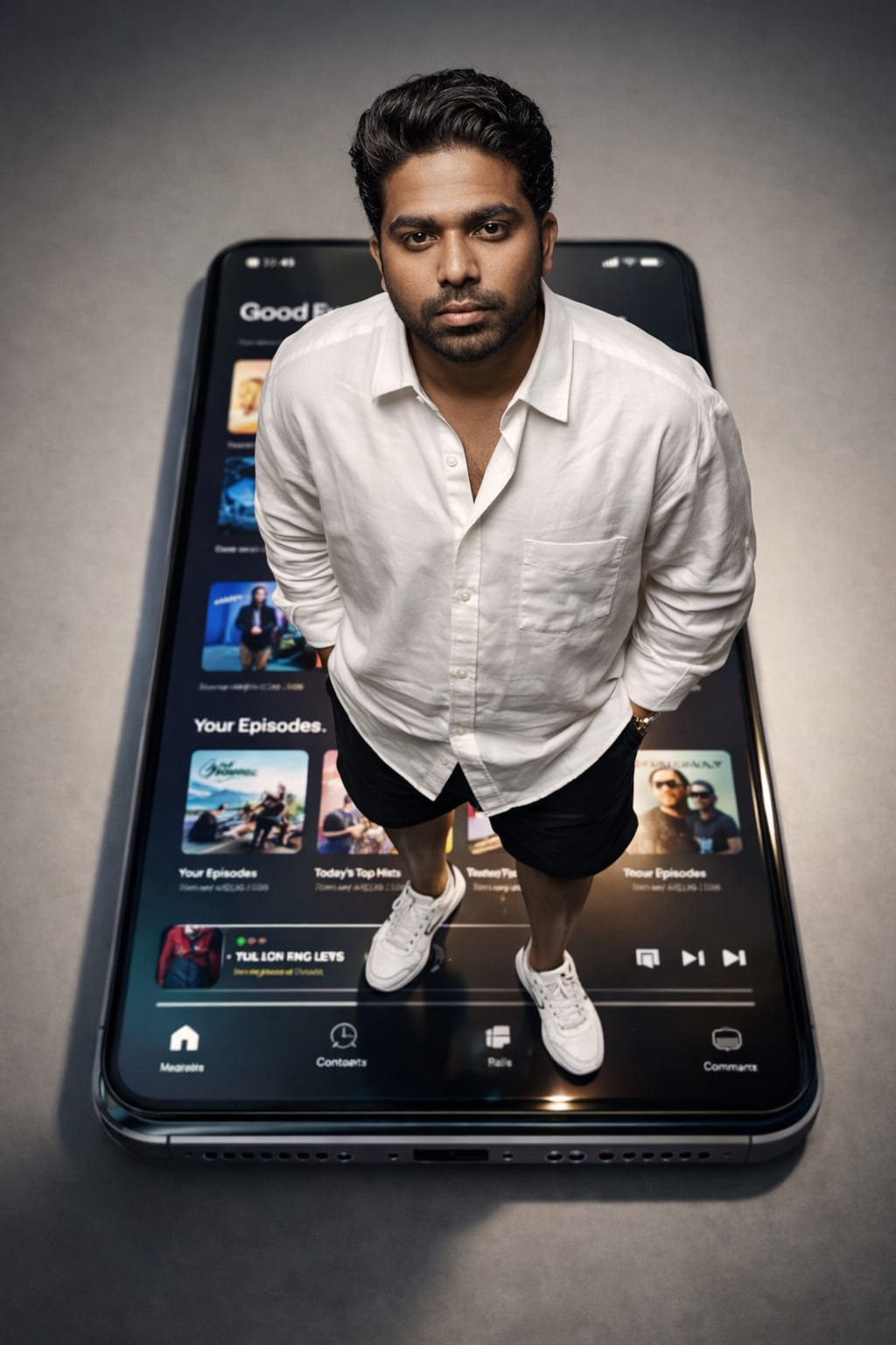 Smartphone Editorial Portrait