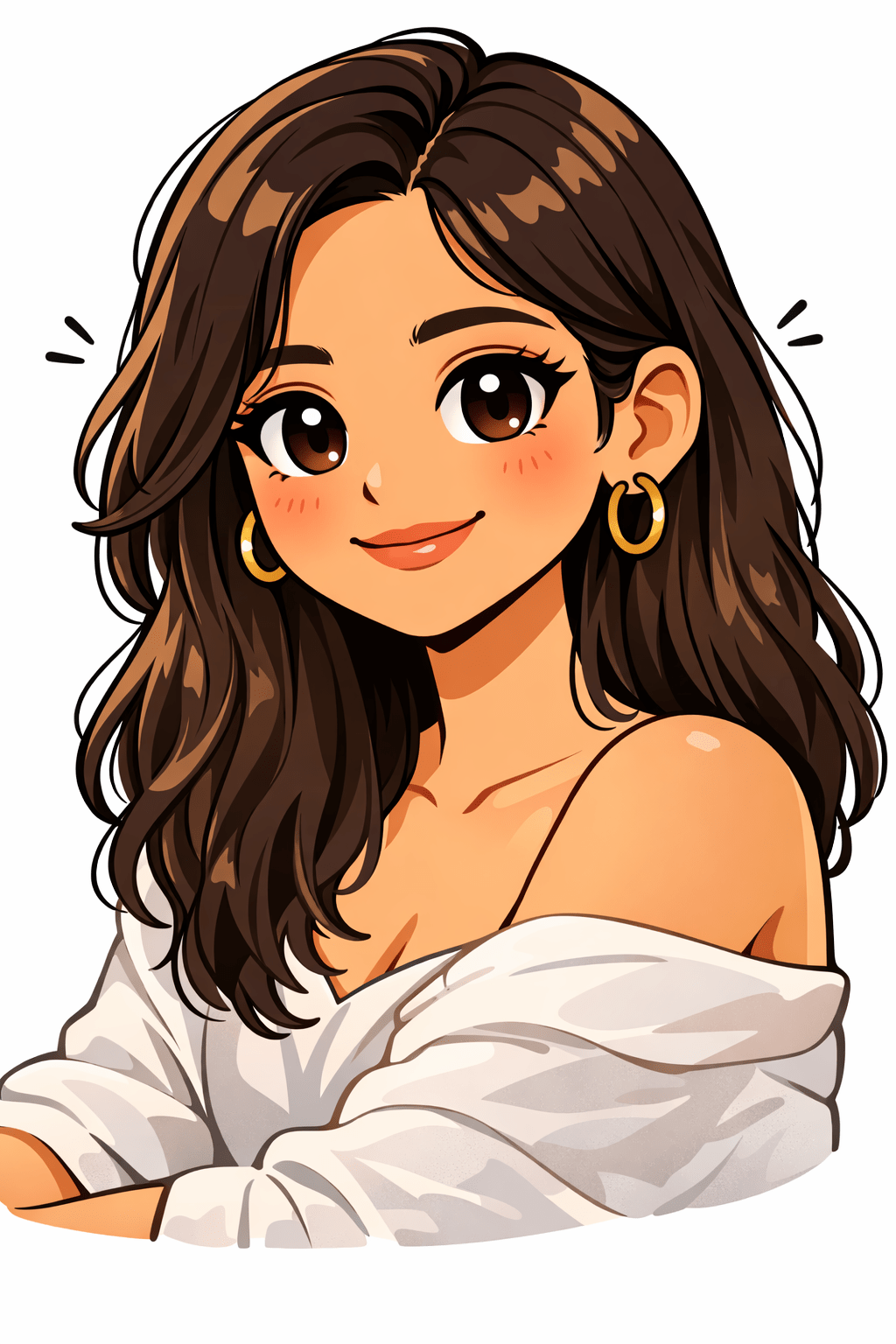 Cute Anime Avatar Portrait