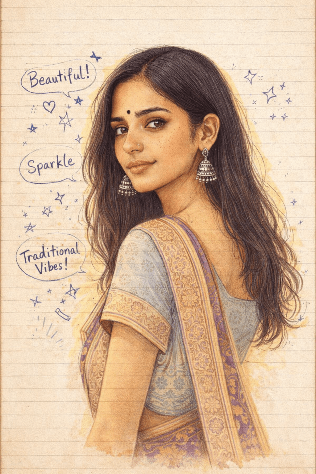 Sketchbook Editorial Portrait