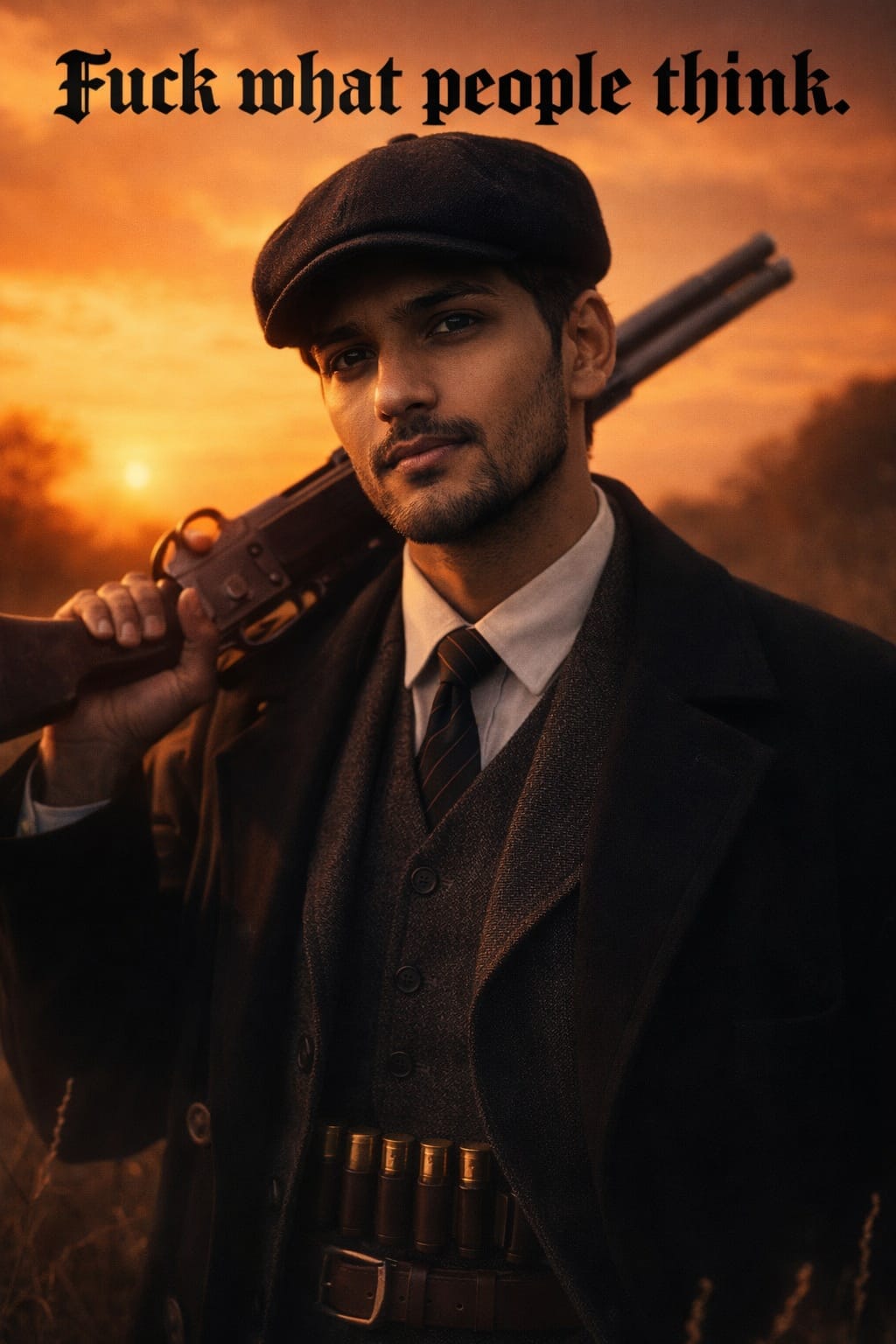 Sunset Silhouette Pose