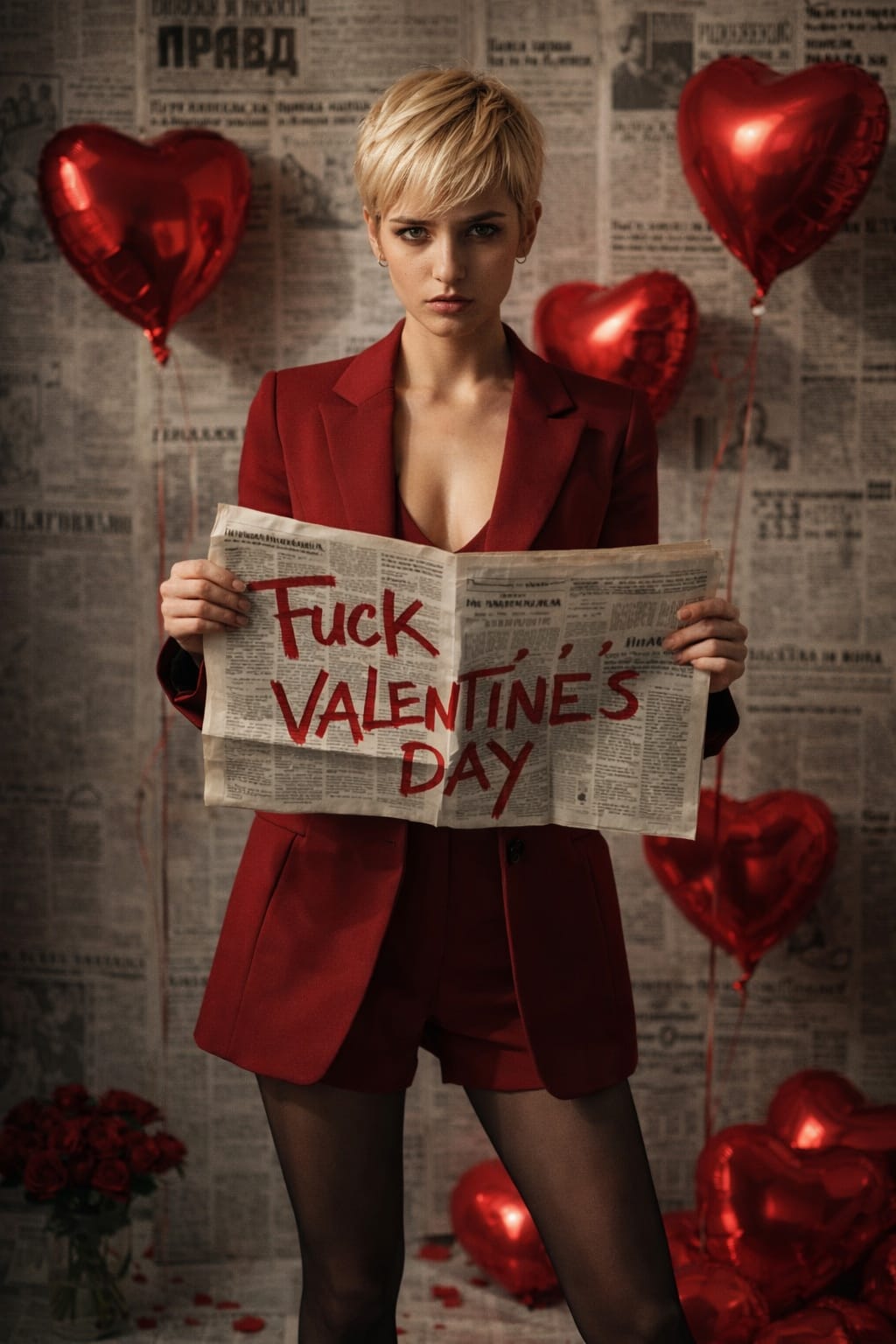 F**K VALENTINES DAY POSTER
