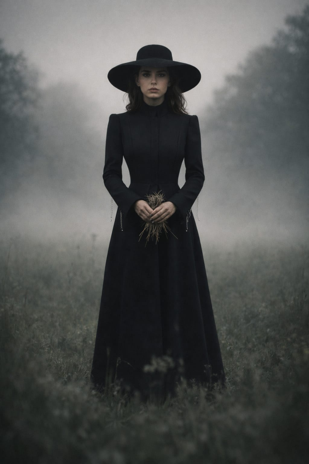 photograph mysterious elegant female model