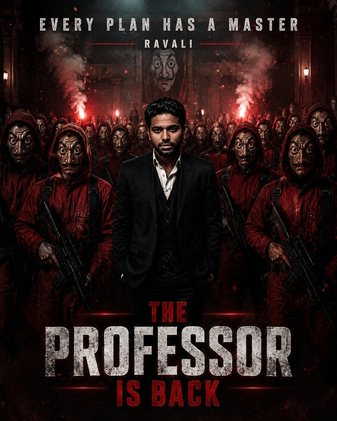 netflix crime thriller poster prompt cinematic AI movie poster