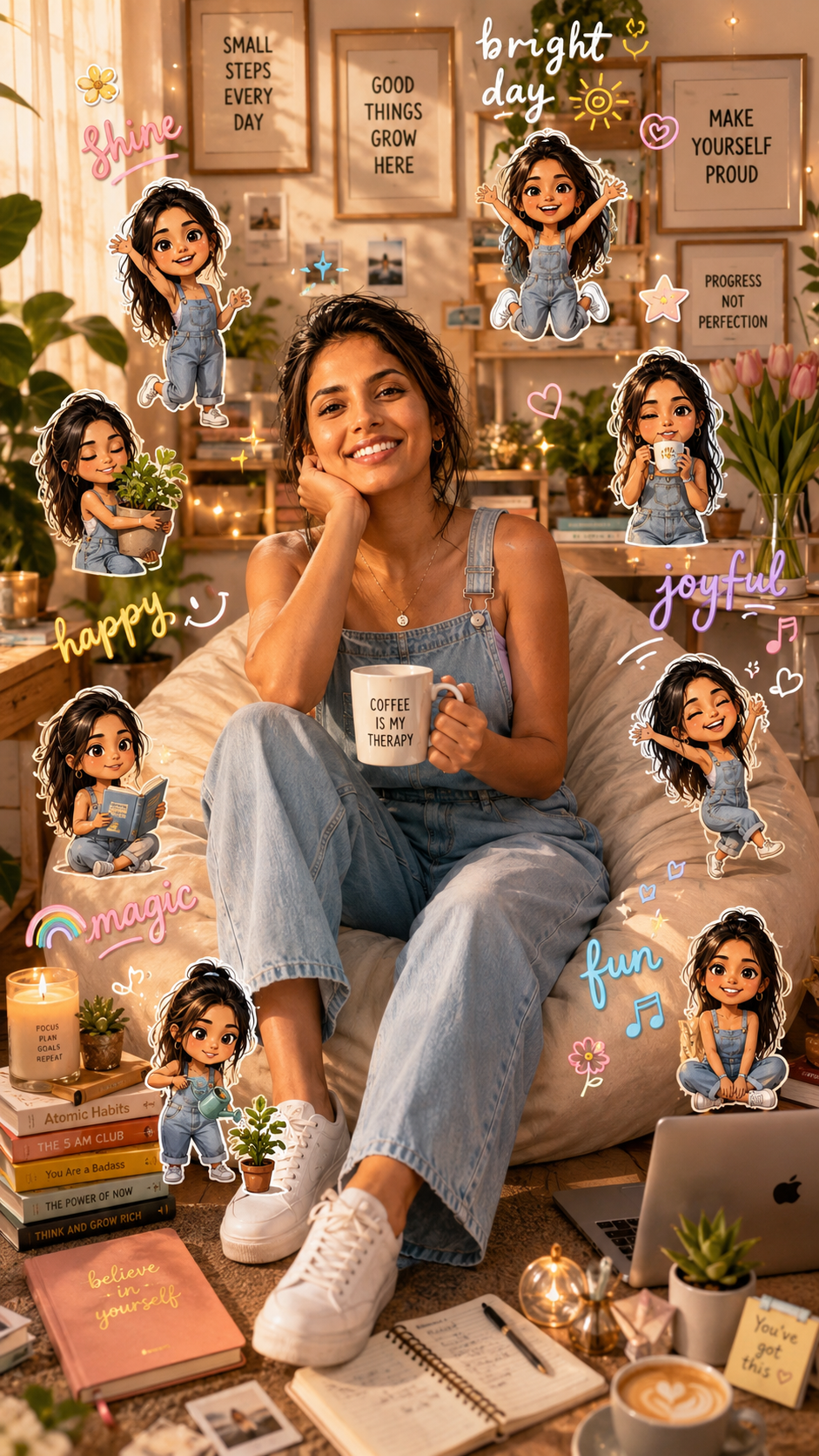 Ai cozy lifestyle portrait prompt 1000292810