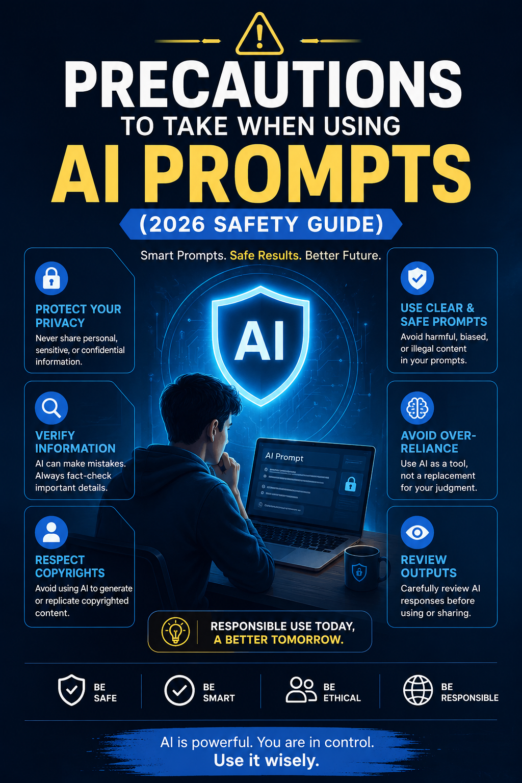 AI prompts precautions safety guide 2026