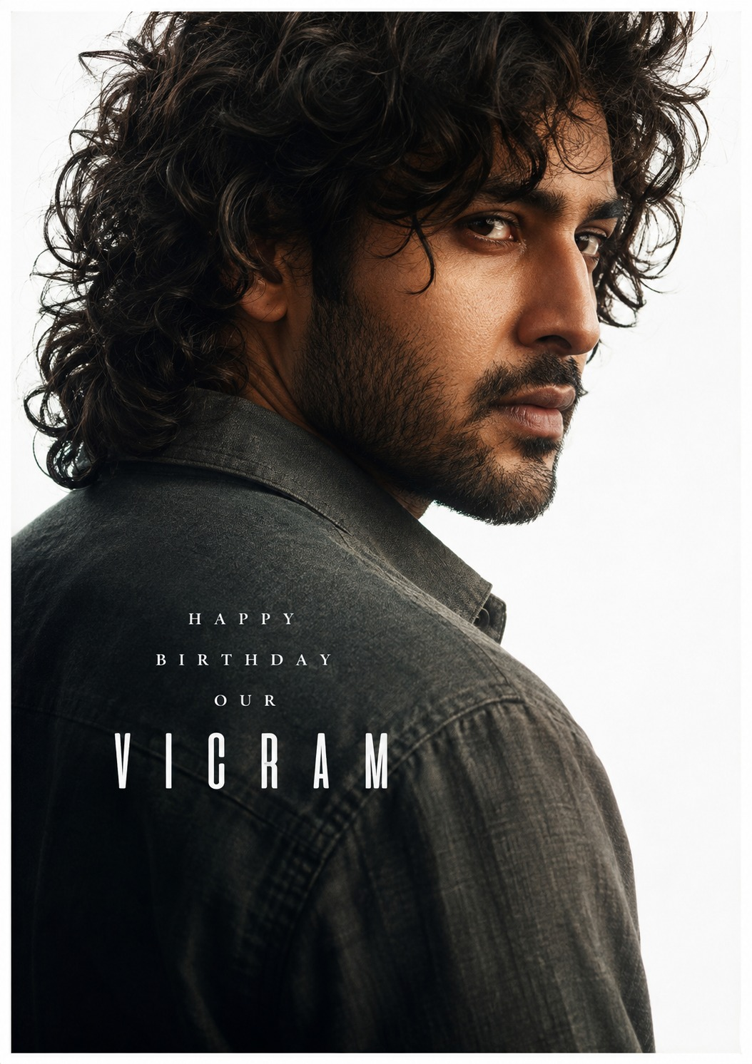 Indian Cinema Inspired Birthday Poster Portrait